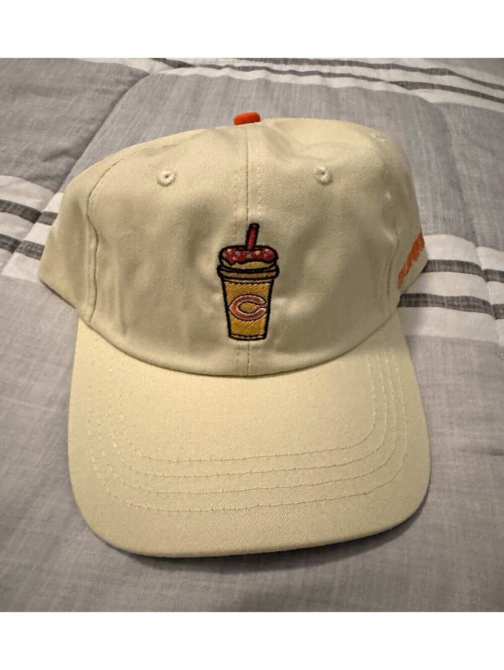 Dunkin Chicago Bears Beige/Orange Adjustable Cap